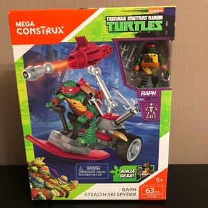 Brand new TMNT stealth ski spider set.